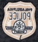 Philadelphia Pennsylvania Police Shoulder Patch -black tan  Guarantee Authentic