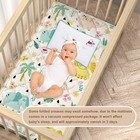 Colch  n Para Cuna De Bebe Recien Nacidos 52 X 27 X 5 Pulgadas Elefante Cosas