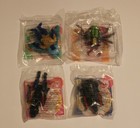 Set Of 4 Mcdonalds Transformers Beast Wars Happy Meal Toys 1996