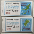 Grenadines Of St  Vincent Vintage 1976  2 50 Booklet   7 Different Booklets