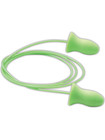 M6970 Corded Meteors Earplugs  Green  Nrr33  100 Per Dispenser 