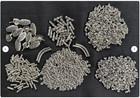 Bulk Lot 570 Silver Plated Tibetan Spacer Charm Beads Various Sizes Jewelry New