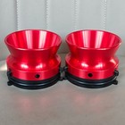 2x 10 5 1 4 Inch Red Nab Hub Adapters For Technics Reel To Reel Tape Recorder