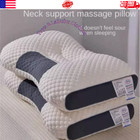 2x Orthopedic Neck Massage Memory Pillow For Shoulder Pain Relief Ergonomic Gift