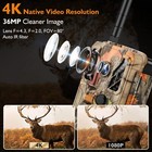 Solar Trail Camera Wifi 4k Wildlife Hunting Game Nightvision Waterproof 32g Card