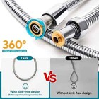 10ft Shower Head Hose Handheld Extra Long Stainless Steel Bathroom Flexible Tube