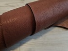 5-6oz Brown Veg Tan  Leather Hide Trimmed Single Shoulder Sheet  Panel 6-7 sqf