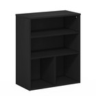 Furinno Pasir Book Shelf  3-tier Display Bookshelf Wide  Blackwood