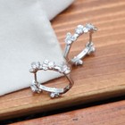 Kendra Scott Disney Silver Huggie Earrings White Cz