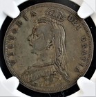 1887 Great Britain Silver Half Crown 1 2 C Jubilee Head Coin Ngc Vf 25 Graded