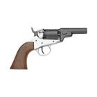 22-1259n Denix Old West Replica M1849 Nickel Finish Pocket Revolver Non-firing