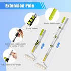 Paint Roller Kit-29 Piece Set With 40  Extension 40 Inch  Yellow 