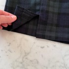Brandy Melville Cara Plaid Mini Skirt Green Blue Xs S Preppy Tennis Skirt
