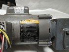 Used Baldor 1 2 Hp  1ph  Electric Motor 56 Fr  With 20 1 Boston Gear Reducer