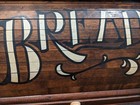 Vintage Wooden Roll Top Bread Box  bread  Lettering Farmhouse