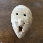 Vintage Ocarina Whistle Flute Clay Pottery Hand Painted Folk Art