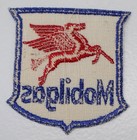 Mobilgas W pegasus 3  Embroidered Iron-on Uniform-jacket Patch