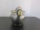 Vintage Chinese Pewter Duck Shape Teapot