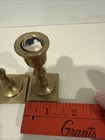 2 Vintage Brass Candle Holder Candlestick Holders 2 7 8  Home Decor Housewares
