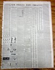 1854 New Orleans Pre-civil War Newspaper W Illustrated Negr0 Slaves For Sale Ad
