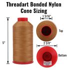 Neon Colors Bonded Nylon Thread  69 Upholstery Canvas Leather 1650yd Cones Tex70