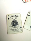 Vintage Little Duke Toy Cards  24 Miniature Playing Cards Cincinnati Usa