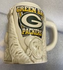 Green Bay Packers Nfl 3d High Relief Coffee Mug Cup 24oz  Nosib New Vintage