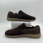 Crocs Reviva Suede Slip On Mens 13 Brown Loafer Comfort Walking Shoes Casual