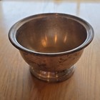 Antique Silverplate Pedestal Footed Bowl Dish  Small  Tarnished  No Markings