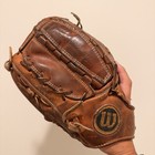Wilson A2002-xl Leather Baseball Glove  Brown  Straplock  Left Hand Throw