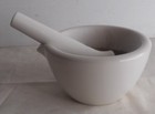 Vintage Coors Mortar   Pestle Golden Co Usa Pharmacy Lab Apothecary White 5  Dia
