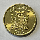 2012 Zambia 10 Ngwee Coin Eland Deer Antelope Animal Wildlife