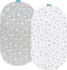 Jersey Cotton Bassinet Sheets For Fisher-price Soothing Motions Bassinet 2 Pack