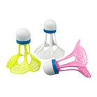 3pcs Windproof Badminton Nylon Badminton Shuttlecocks Training Shuttles For