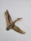 Vintage Solid Brass Goose Door Knocker 