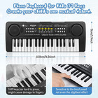 Kids Piano Keyboard  37 Keys Electronic Music Piano For Kids Portable Multi-func
