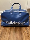 Vintage Original Adidas Blue Duffel Bag Travel Gym Sports Bag Read