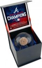 Braves 2021 Mlb World Series Champions Crystal Baseball With Game-used Dirt