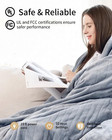 Electric Heated Blanket Queen Size  84   90 Inchs Flannel Warm Blanket With 10 H