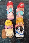 Huge Retired Fisher Price Little People Disney Princess Klip Klop Castle Lot 