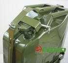 5 Gallon 20l Jerry Can Gas Fuel Steel Tank W mounting Bracket Nato Jeeps Green