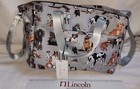 Vera Bradley Lighten Up Everything Organizer In Dog Show Bag Handbag Purse Nwt