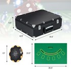 300 Pieces Casino Poker Chip Set 14 Gram Poker Chips W  Automatic Card Shuffler