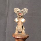 Terrier Carved Bottle Stoppers Vintage Anri Mechanical Made In Italy Collectable