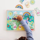 Melissa   Doug Ms Rachel Wooden Song Peg Puzzle Sound Puzzle With Full Songs