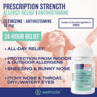 Welmate Cetirizine Hcl 10mg 24hr Allergy Relief 100 Ct Exp 9 26 