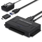 Usb 3 0 Sata Ide Hard Drive Reader Adapter Kit For 2 5 3 5 Hdd ssd   12v Power S
