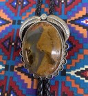 Sterling Silver Picture Jasper Bolo Tie - Kenny Ray Mcneilley Jr 