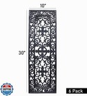 Irongate Stair Treads - 6 Pack Staircase Step Treads - Rubber Indoor Outdoor 