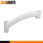 White Short Handrail For Above Ground Swimming Pool Step